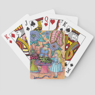 Alice in Wonderland, Alice Meets the Caterpillar Playing Cards