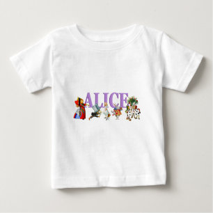 Alice in Wonderland and Friends Baby T-Shirt