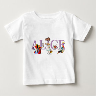 Alice in Wonderland and Friends Baby T-Shirt
