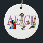 Alice in Wonderland and Friends Ceramic Ornament<br><div class="desc">Alice in Wonderland and Friends,  including the Mad Hatter,  the Queen of Hearts,  the Duchess,  the Caterpillar,  the Cheshire Cat,  the White Rabbit and the Cardmen.</div>