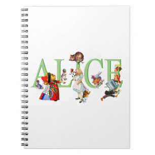 Alice in Wonderland and Friends Notebook