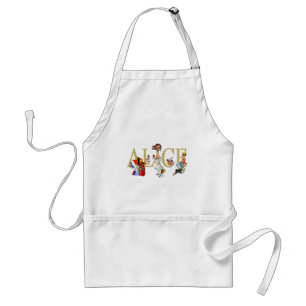 ALICE IN WONDERLAND AND FRIENDS STANDARD APRON