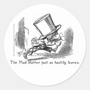 Alice in Wonderland Art Stickers in 2 Sizes