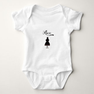 Alice In Wonderland Baby Bodysuit