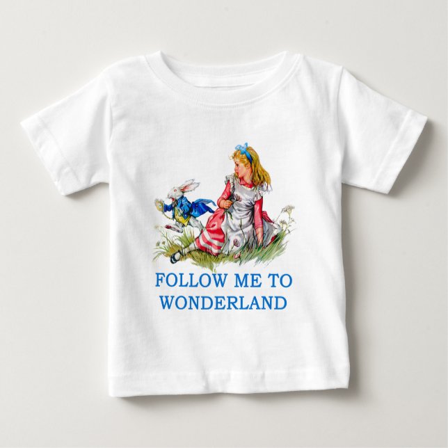 ALICE IN WONDERLAND BABY T-Shirt (Front)