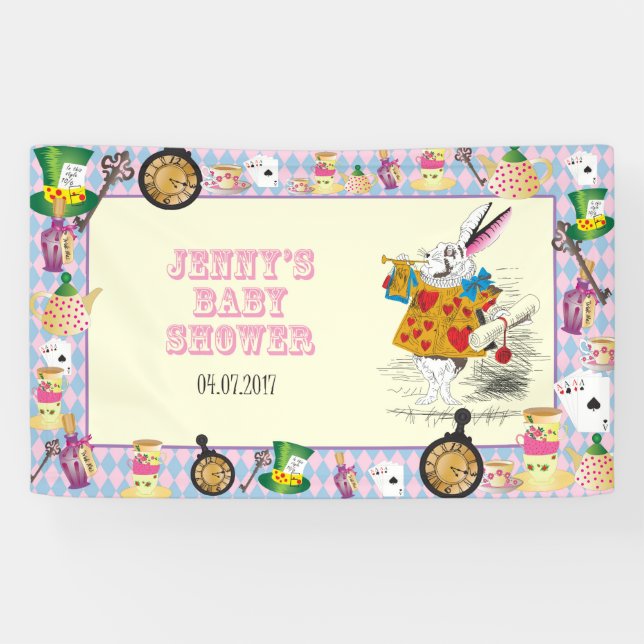 Alice in Wonderland - Backdrop - Banner (Horizontal)