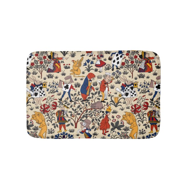 Alice in Wonderland Bath Mat (Front)
