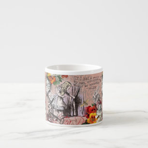 Alice in Wonderland Behind the Curtain Espresso Cup