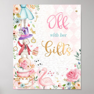 Alice In Wonderland Birthday Cards & Gifts Sign