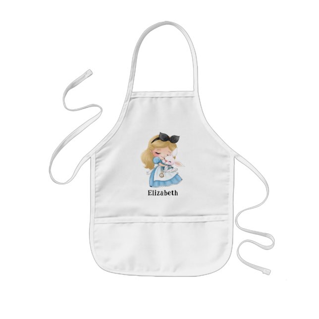 Alice in Wonderland Birthday Gift Kids Apron (Front)