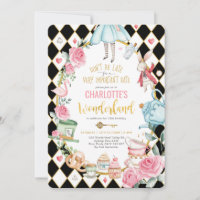 Alice in Wonderland Birthday Mad Hatter Tea Party