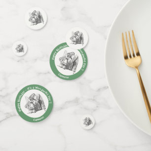 Alice in Wonderland Birthday or Other Party Event Confetti
