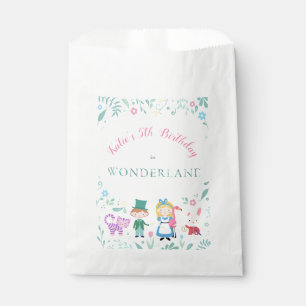 Alice in Wonderland Birthday Party Favour Bag