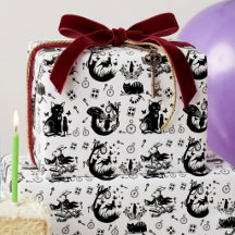 Alice in Wonderland Black And White Design