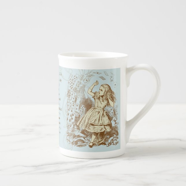 Alice in Wonderland Bone China Mug (Right)