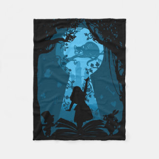 Alice in Wonderland Book Lover Throw Blanket