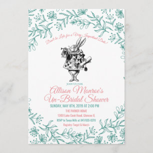 Alice in Wonderland Bridal Shower Invitation