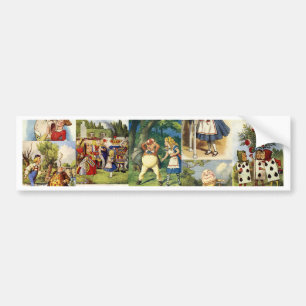 alice in wonderland bumper sticker