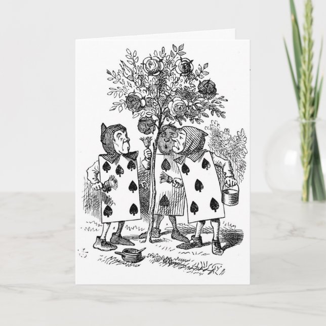 Alice in Wonderland Card (Front)