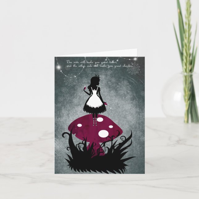 Alice in Wonderland Card (Front)