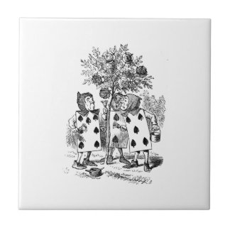 Alice in Wonderland Cards/Roses Tile