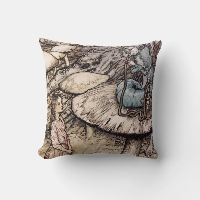 Alice in Wonderland Caterpillar Pillow (Front)