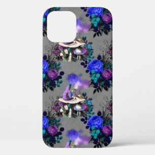 Alice in Wonderland Caterpillar Smoking Flowers iPhone 12 Case