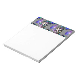Alice in Wonderland Caterpillar Smoking Flowers Notepad