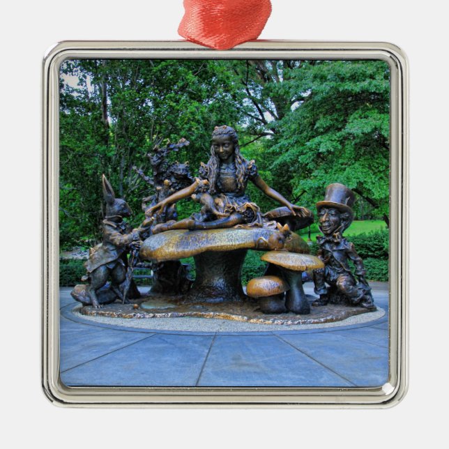 Alice in Wonderland - Central Park NYC #2 Metal Ornament (Front)