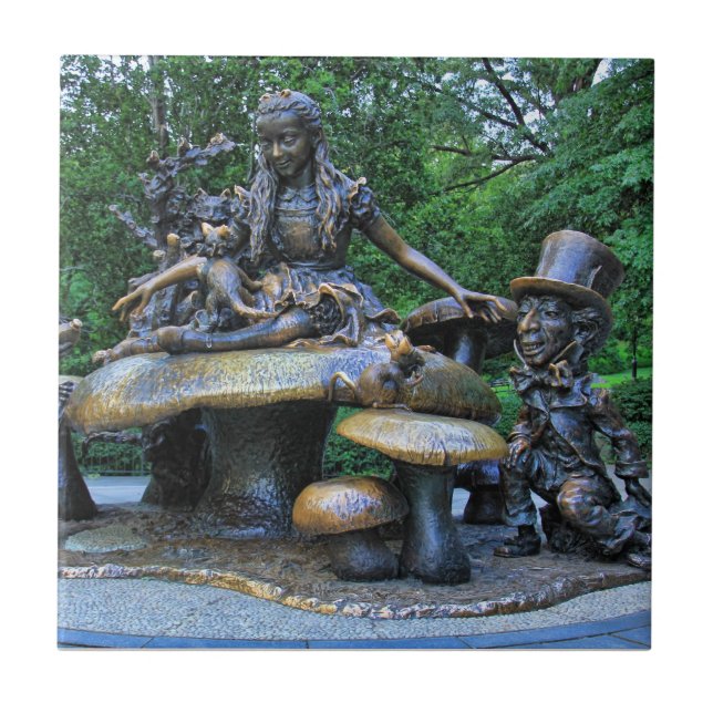Alice in Wonderland - Central Park NYC Ceramic Tile (Front)