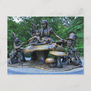 Alice in Wonderland - Central Park NYC Postcard