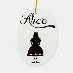 Alice In Wonderland Ceramic Ornament