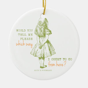 Alice in Wonderland Ceramic Ornament