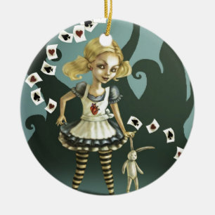 Alice in Wonderland Ceramic Ornament