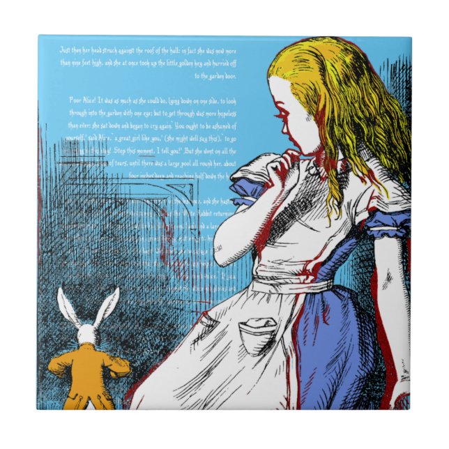 +{ Alice in Wonderland }+ Ceramic Tile (Front)