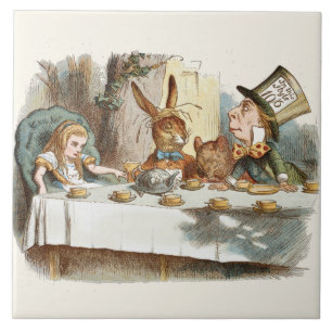 Alice In Wonderland Ceramic Tile
