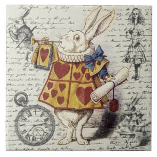 Alice In Wonderland Ceramic Tile