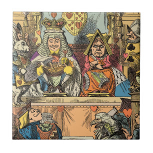 Alice in Wonderland Cheshire Cat Characters Ceramic Tile