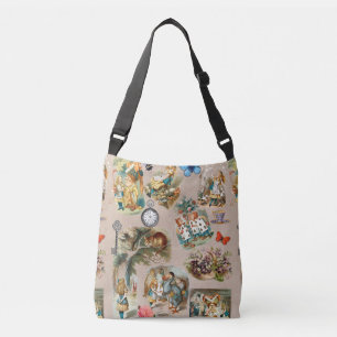 Alice in Wonderland Cheshire Cat Characters Crossbody Bag