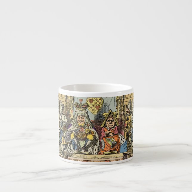 Alice in Wonderland Cheshire Cat Characters Espresso Cup (Front)