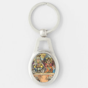 Alice in Wonderland Cheshire Cat Characters Key Ring