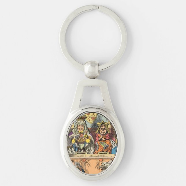 Alice in Wonderland Cheshire Cat Characters Key Ring (Front)