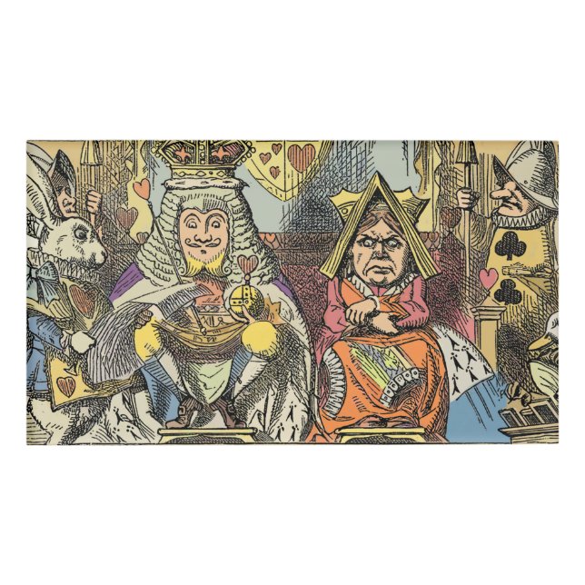 Alice in Wonderland Cheshire Cat Characters Name Tag (Front)