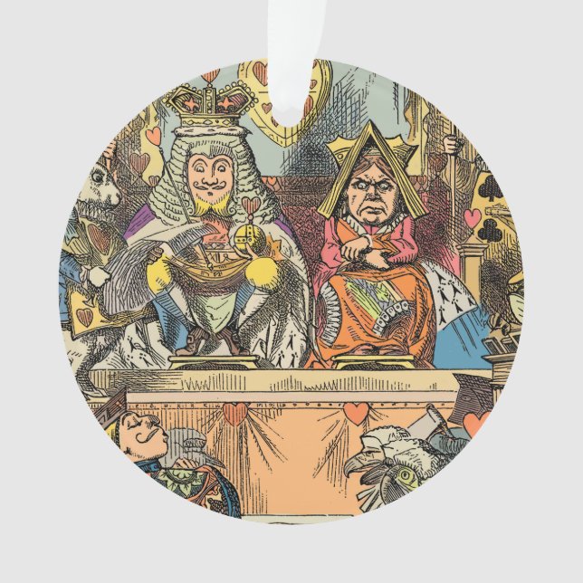 Alice in Wonderland Cheshire Cat Characters Ornament (Front)