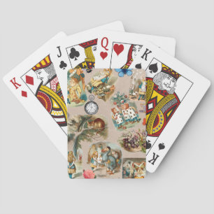 Alice in Wonderland Cheshire Cat Characters Playing Cards