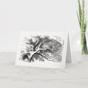 Alice in Wonderland - Cheshire Cat Fading to Smile Card