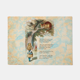 Alice in Wonderland Cheshire Cat Mad Doormat