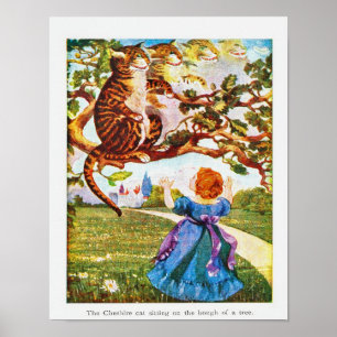Alice in Wonderland Cheshire Cat Poster