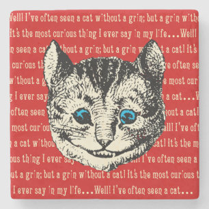 Alice in Wonderland Cheshire Cat Stone Coaster