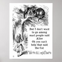 Alice in Wonderland; Cheshire Cat with Alice